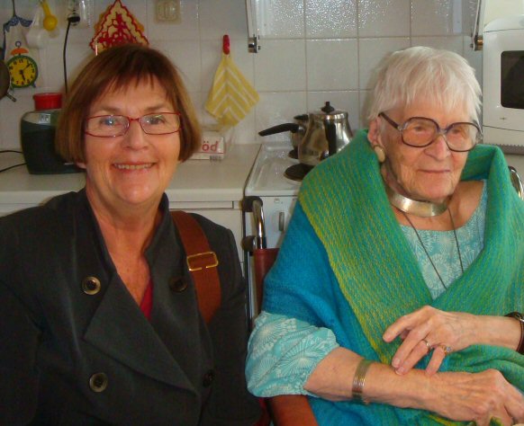 Margareta tillsammans med dottern Ann-Margret r 2010